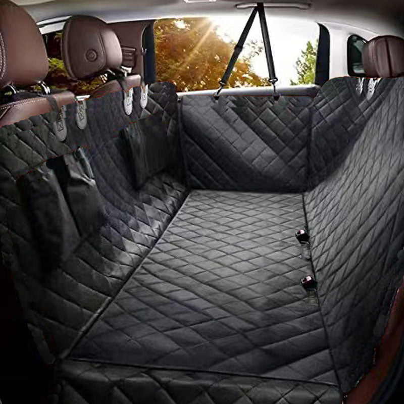 Tapis de voiture pour animaux en tissu Oxford – Banquette arrière anti‑salissures