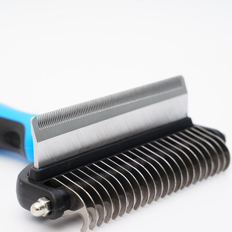 Peigne démêlant pour poils d'animaux, peigne fin, produits de beauté deux-en-un