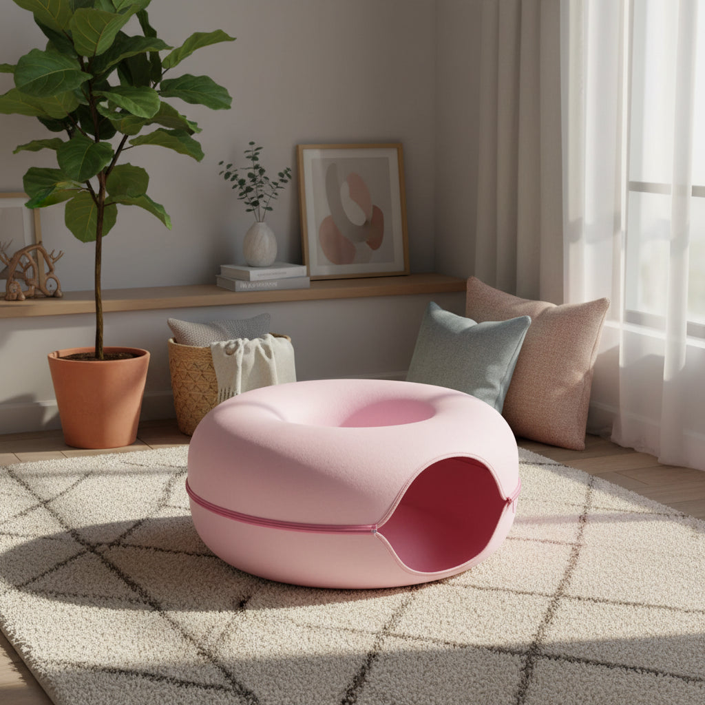 Lit pour chat Donut pour 2 chats