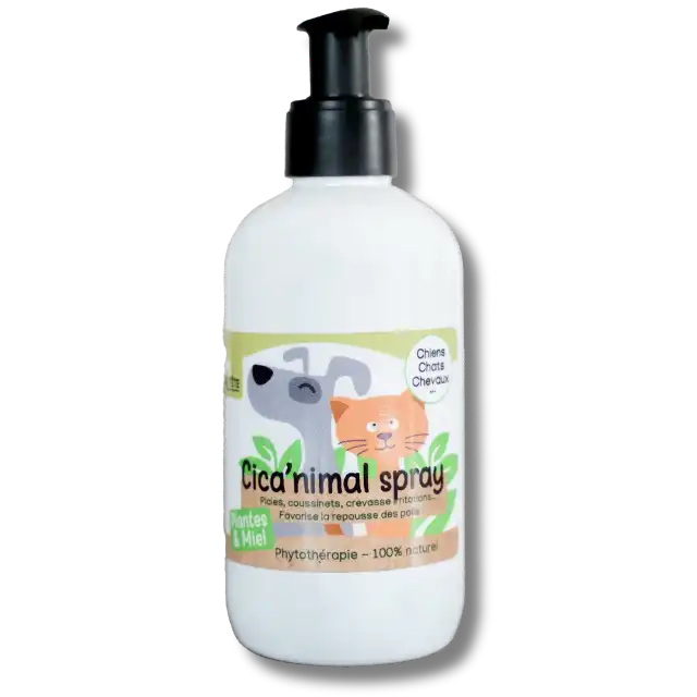 Spray apaisant naturel pour chiens et chats – soulage irritations cutanées et favorise le confort