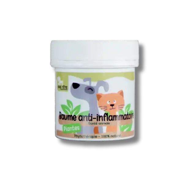 Baume naturel anti-inflammatoire pour chiens et chats – soulagement des douleurs et confort articulaire